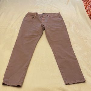 Mauve colored 1969 Denim Skinny Jeans